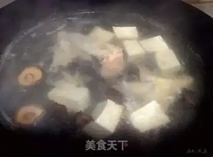 Make Tofu salmon soup step 8
