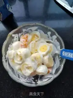 Make Mango banana egg salad step 3