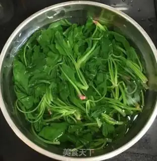 Make Sea rainbow spinach step 3