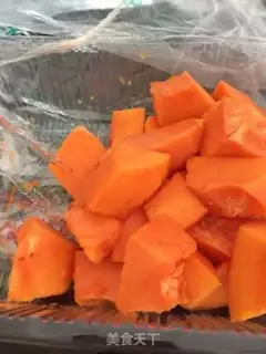 Make Pumpkin chop soup step 1