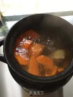 Make Pumpkin chop soup step 2