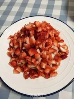 Make Strawberry sauce step 2