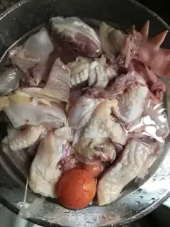Make Plum chicken soup step 0