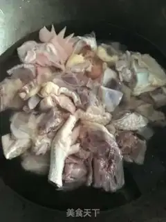 Make Plum chicken soup step 1