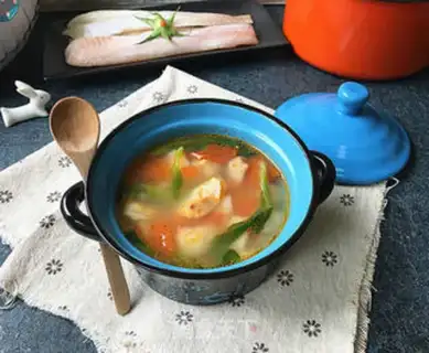 Make Blue tomato cod soup step 15