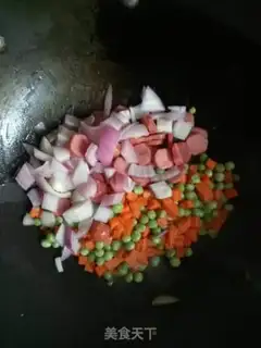 Make Pineapple rice step 5
