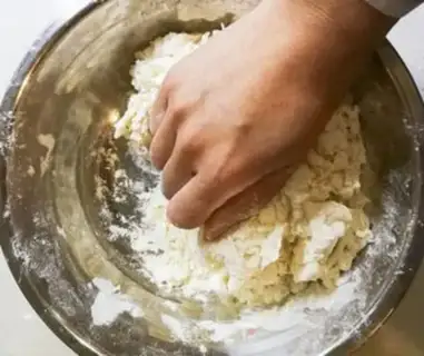 Make Tofu fan pork bun step 3