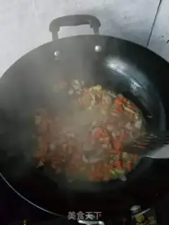 Make The pasta with the meat step 5