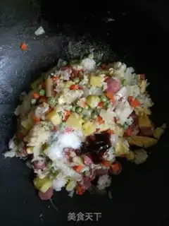 Make Pineapple rice step 8