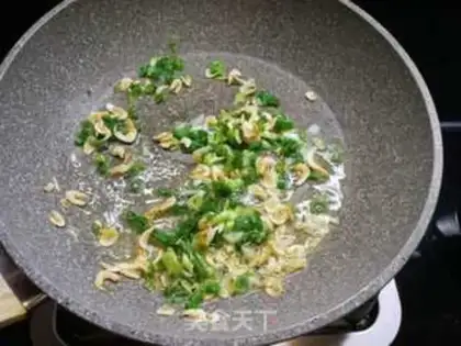 Make Tofu fan pork bun step 6