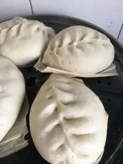 Make Garlic meat buns step 20