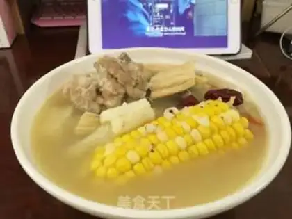 Make Corn Mountain Piggy Bones step 1