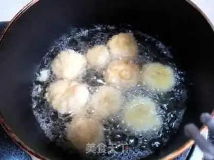 Make Banana balls step 7