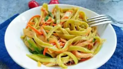 Make Spinach noodles step 16