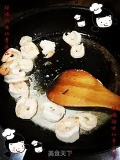 Make Straw mushroom shrimp step 5