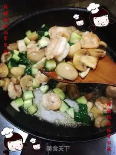 Make Straw mushroom shrimp step 11