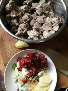 Make Red lamb step 2