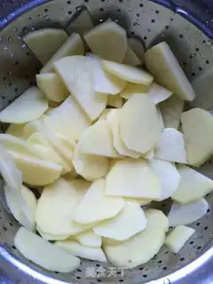 Make The green pepper potatoes step 3
