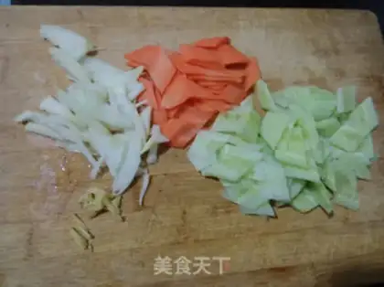 Make Fried noodles step 1