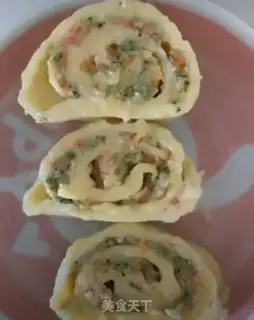 Make Shrimp rolls of broccoli step 4