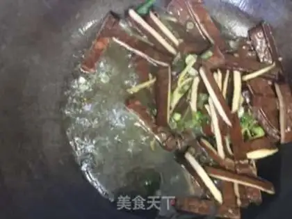 Make Celery fried dry step 4