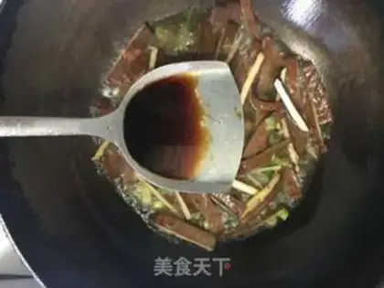 Make Celery fried dry step 5