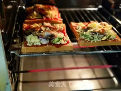 Make Mini eel toast step 7
