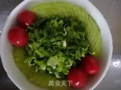 Make Medium vegetable salad step 1