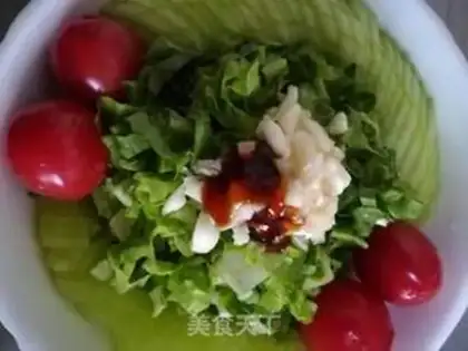 Make Medium vegetable salad step 2