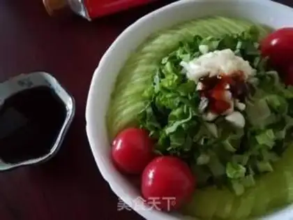 Make Medium vegetable salad step 4