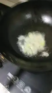 Make Garlic fried eggs step 2