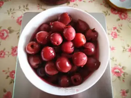 Make Cherry mousse step 0