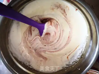 Make Cherry mousse step 4