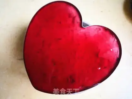 Make Cherry mousse step 11