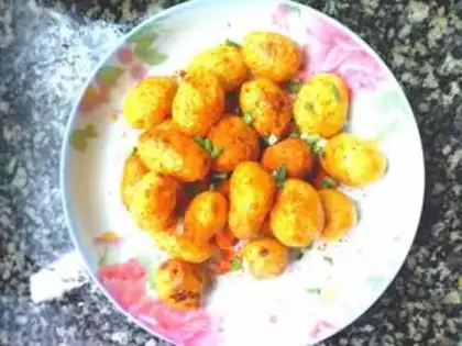 Make Flaming potatoes step 5