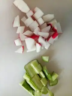 Make ♪ Time food salad ♪ step 1
