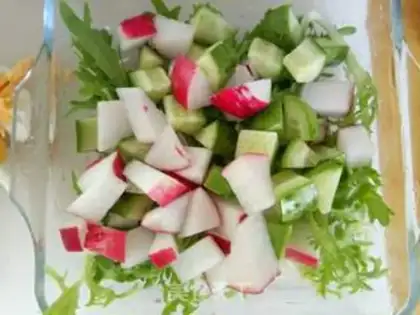 Make ♪ Time food salad ♪ step 3