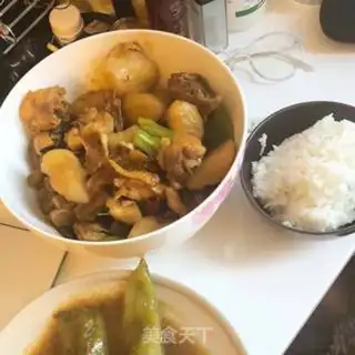 Make Chicken stew potatoes step 8