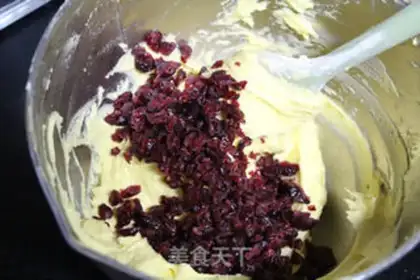 Make Cranberry pound cake step 8