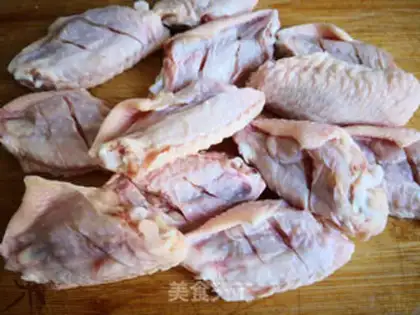 Make Sweet-boiled wings step 1
