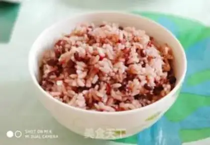 Make Red bean rice step 2