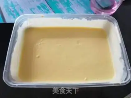 Make Homemade mango ice cream step 10