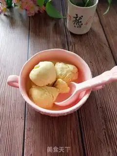Make Homemade mango ice cream step 11