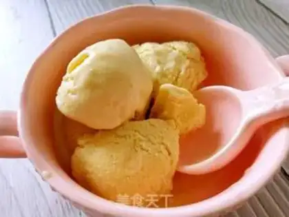 Make Homemade mango ice cream step 12