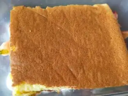 Make Strawberry box cake step 10