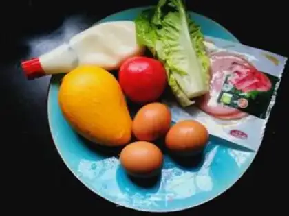 Make Mango sandwich step 0