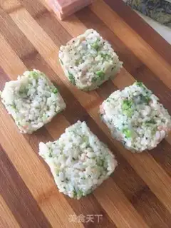Make Lunch meat, blue cheese step 3