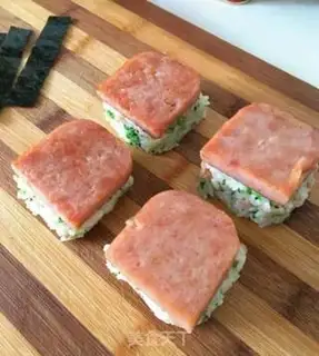 Make Lunch meat, blue cheese step 5