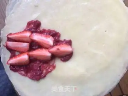 Make Strawberry croissants step 8