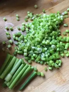Make Garlic meat buns step 1